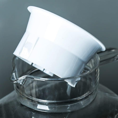 Glass Water Pitcher Lids Food Grade Plastic Anti-Dust Splash Resistant Stoppers Covers for Water Jug Glass Bistro Pitcher 2 pieces(White)...