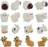 40 Pcs Mini Animals Miniature Resin Sheeps and Cows,Fairy Garden Moss Landscape Ornaments for Outdoor Decoration,Home Décor …...
