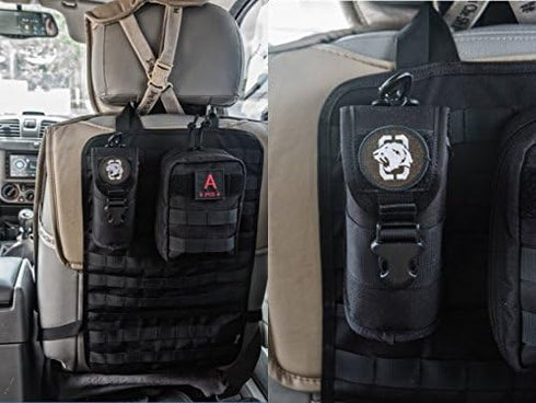 OneTigris MOLLE Eyeglasses Case with Buckle Hard Shell Sunglasses Storage Box 1000D Nylon (Black)...