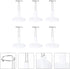NUOBESTY 6pcs Doll Display Rack Toy Model Bracket Doll Storage Rack Portable Doll Stand...