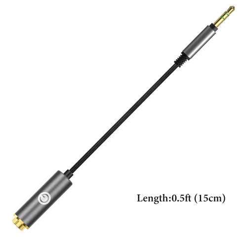 Geekria 3.5mm Stereo Male to 4.4mm Balanced Female Adapter Cable, 5-Core Audio Conversion Cord, Headphone Plug Adapter, Aluminum Alloy Connector, ...