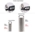 HRX Package Waterproof Stainless Steel Pill Case Keychain, Durable Small Pill Box Bottle Holder Tough for Men Purse Pocket Outdoor EDC Tool Kit...