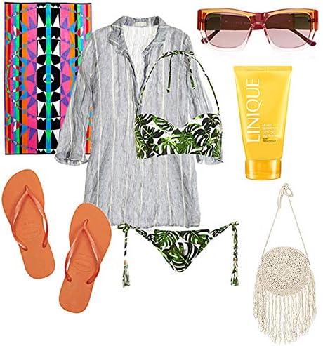 Women Crochet Fringed Shoulder Bag Cotton Tassel Crossbody Bag Hippie Beach Purse...