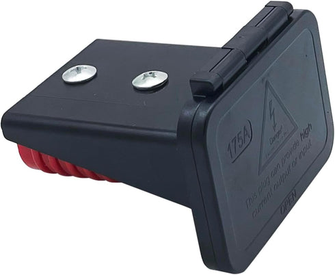175A Plug Mounting Panel with Cover for Anderson SB175 Connectors Flush Mount Recessed Plate (Red-1pc)...