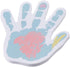 6Pcs Cute Hand Shaped Sticky Notes, Colorful Hand Self-Stick Notes Pads, Writing Memo Pads for Office Home...