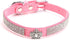 Dog Cat Collar Bling Rhinestone Crown Faux Leather Adjustable Pet Necklace for Chihuahua Yorkie (XS, Pink)...