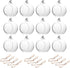 Hovico 12 Pcs Hanging Tealight Candle Hoder Glass Globes Terrarium, 2.36 Inches Diameter, Wedding Party Tree Decoration, Globe Ornament for Air Pl...
