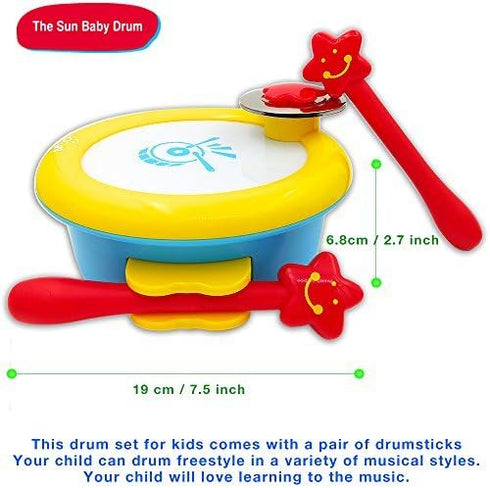 ISEE Baby Toys, Musical Toys for Toddlers, Educational Toys for 2 Year Old Girls, Toddler Toys for Girls Age 2, Kids Drum Set Baby Boy Toys Develo...