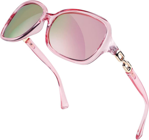 FEISEDY Vintage Square Polarized Sunglasses for Women UV400 Travel Driving Fashion Arcuate Sunglasses B2526...