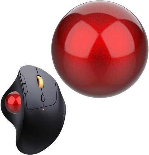 All-New2024 Trackball 34mm/1.34 Inches Trackball, Replacement Ball for Logitech M575, M570, MX Ergo, ELECOM, Kensington, Perixx, and Other Compati...