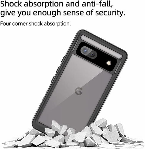 Google Pixel 7a Case Waterproof, IP68 Certified Waterproof 360 Degree Shockproof Dustproof Full Body Protective Case for Pixel 7a 2023 (Pixel 7a B...