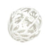 Home Basics Round Plastic White Laundry Bra Ball for Machine Washing Delicates 2 Interlocking Balls | Lock Closure for Secure Fit | Protects Delic...