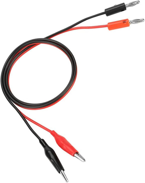 ASHATA Banana Plug to Clip Test, Output Cable Line Banana Plug Clip Wire 30V 5A for Adjustable DC Regulated Power Supply...