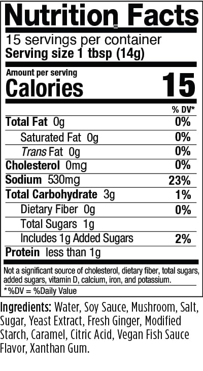 24Vegan All Natural Non-GMO Vegan Oyster Sauce - Certified - NO MSG ADDED - 7.5oz - Oyster Sauce for marinades or stir fry...