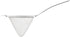 Cuisipro 12.5" Cone Strainer,White...