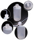 2Pcs 150ml Plastic Safety Wash Bottle Translucent Plastic Squeeze Measuring Bottle Narrow Mouth Empty Bent Tip Storage Containers For Gardening La...