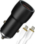 USB C Car Charger,Aluminum alloy Car Charger USB C Fast Charging, USB 20W & PD 18W Dual Port Car Charger Compatible with iPhone 15 Pro Max 14 13 i...