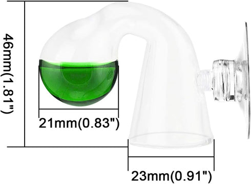 Senzeal CO2 Drop Checker Glass Aquarium Monitor CO2 Indicator for Planted Fish Tank...