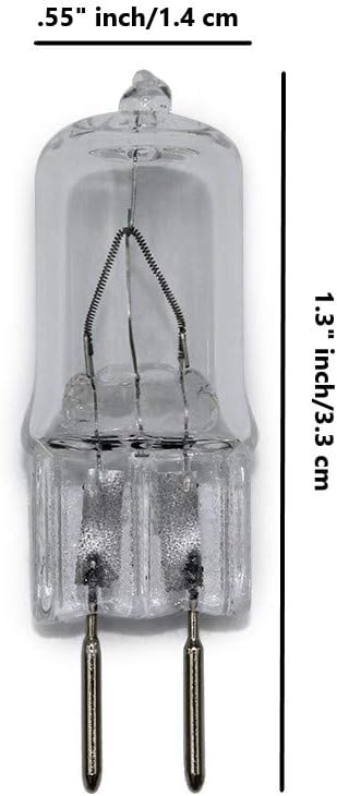 lumenivo Microwave Light Bulbs 120v 20w GY6.35 T4 and Small Appliance Replacement Bulbs Over Stove Light Bulb – Halogen Oven Light Bulb for Oven R...