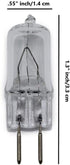 lumenivo Microwave Light Bulbs 120v 20w GY6.35 T4 and Small Appliance Replacement Bulbs Over Stove Light Bulb – Halogen Oven Light Bulb for Oven R...