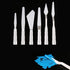 Luckycivia 6 Set Palette Knives Set, Plastic Spatula Art Tools for Painting...