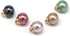 10mm Round Beige Faux Pearl Buttons with Gold Metal Shank, for Clothes, Shirts, Skirts, Wedding Dresses, DIY Crafts, Handmade Sewing Accessories(2...