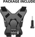 SUREWO Motorcycle Helmet Chin Strap Mount Compatible with GoPro Hero 12 11,10, 9, 8, 7, (2018), 6 5,DJI Osmo Action 3, AKASO, SJCAM and Most Actio...