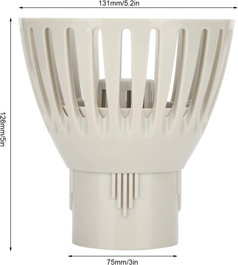 Swimming Pool Plastic Skimmer Replacement Basket Pool Skimmer Basket Swimming Pool Filter Debris Leaf Collector for Surface Water Discharge of Fis...
