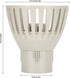 Swimming Pool Plastic Skimmer Replacement Basket Pool Skimmer Basket Swimming Pool Filter Debris Leaf Collector for Surface Water Discharge of Fis...