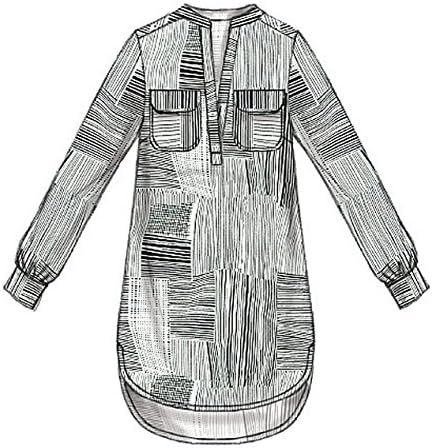 McCall's Patterns M7360 Misses' Henley Tops, Size E5 (14-16-18-20-22)...