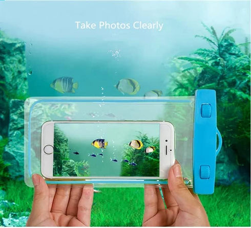 Waterproof Phone Case, Waterproof Phone Pouch for Smart Phone, Compitable with iPhone 14 13 12 11 Pro Max XS Plus, Samsung Galaxy, LG, Google Pixe...