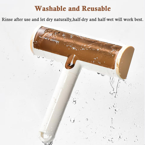 Pet Hair Remover- Reuseable Hair Roller for Dog & Cat, Couch, Furniture, Carpet and Bedding, Self-Cleaning, No Adhesive or Sticky Tape Needed,Port...