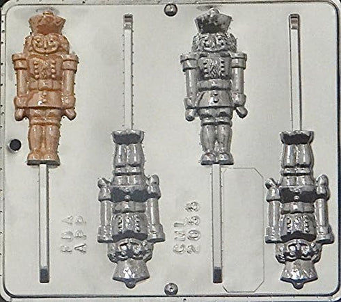 Nutcracker Lollipop Lollipops Chocolate Candy Mold Christmas 2055...