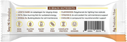 IQBAR Brain and Body Keto Protein Bar - Banana Nut Keto Bar - Energy Bar - Low Carb Protein Bar - High Fiber Vegan Bar and Low Sugar Meal Replacem...