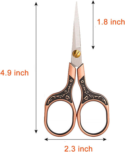 Mini Scissors Stainless Blade Metal Handle Office School Classroom Student Teacher Crafting Fabric Sewing Gift Wrapping All Purpose...