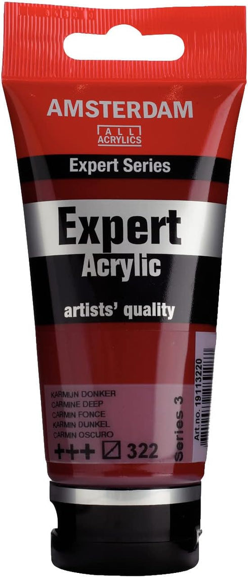 Tarrence T1911-322-0 Amsterdam Acrylic Color Expert Carmine Deep Acrylic Paint, 2.5 fl oz (75 ml)...