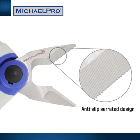 MichaelPro MP010025 6" Stainless Electrician Scissors | Heavy Duty Multi-Purpose Shears | Cuts Wires and Soft Cable, Protective Sheath Included...