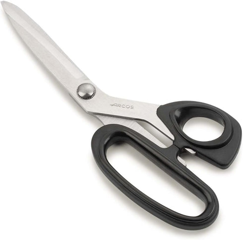 Arcos Kitchen Scissors 8 Inch Stainless Steel. Scissors for Meat Use. Polypropylene Handle and 210 mm Blade. Series Prochef. Black Color...
