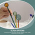 4pcs coffee spoon Coffee Spoons Glass Dessert Spoon Sugar Stirring Spoon Long Handle Teaspoon Ice Cream Spoons Honey Cake Spoon for Specialty Appe...