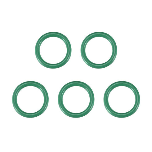 uxcell Fluorine Rubber O-Rings, 14mm OD 10mm ID 2mm Width FKM Seal Gasket for Machinery Plumbing, Green, Pack of 5...