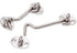 POWERTOOL Cabin Hook, 1pc Heavy Duty Lock Hook and Eye Latch Solid Stainless Steel Thicken Door Lock For Window, Bathroom(6inch)...