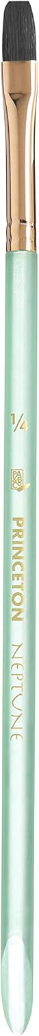 Princeton Neptune Paintbrush, Size 1/4 inch, Dark Wood...