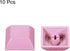 PATIKIL 1U Blank Keycaps, 10 Pack Universal PBT Keyboard Replacement Accessories for MX Mechanical Keyboard, Pink...