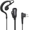 Walkie Talkie Earpiece Compatible with Motorola Single Wire Headphone Mic Earhook Headsets 2.5mm+3.5mm 2-Pin Two Way Radio Earpiece with PTT Black...