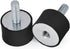 DS. DISTINCTIVE STYLE Rubber Shock Absorber Set of 4 Rubber Isolator Mounts M8 Anti Vibration Silentblock for Car Boat...