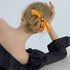 2Pcs Yellow Silk Hair Ties,Hair Bows,Butterfly Bow Scrunchies - Ideal for Parties and Everyday Use,Elastic Band Silk Scrunchies for Hair,Hair Ties...