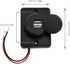 ZUNKOM 2pcs 2 USB Port Car Charger Adapter 12V-24V Power Socket Suitable for Motorbike Car Boat ATV UTB Camper Caravens etc......