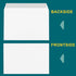 6x9 Booklet Envelopes - 50 pack - Mailing Envelopes with Gummed Seal - White Letter Envelopes Open-Side 6x9 Envelopes - 28 lb Heavy Duty Paper Pla...
