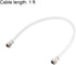 uxcell RG6 Coaxial Cable with F Type Male to F Type Male Connectors 1 ft 2pcs...