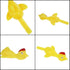12 PCS Slingshot Chicken Sticky Funny Rubber Chickens Toy Easter Chicks Turkey Toys Gifts for Kids...
